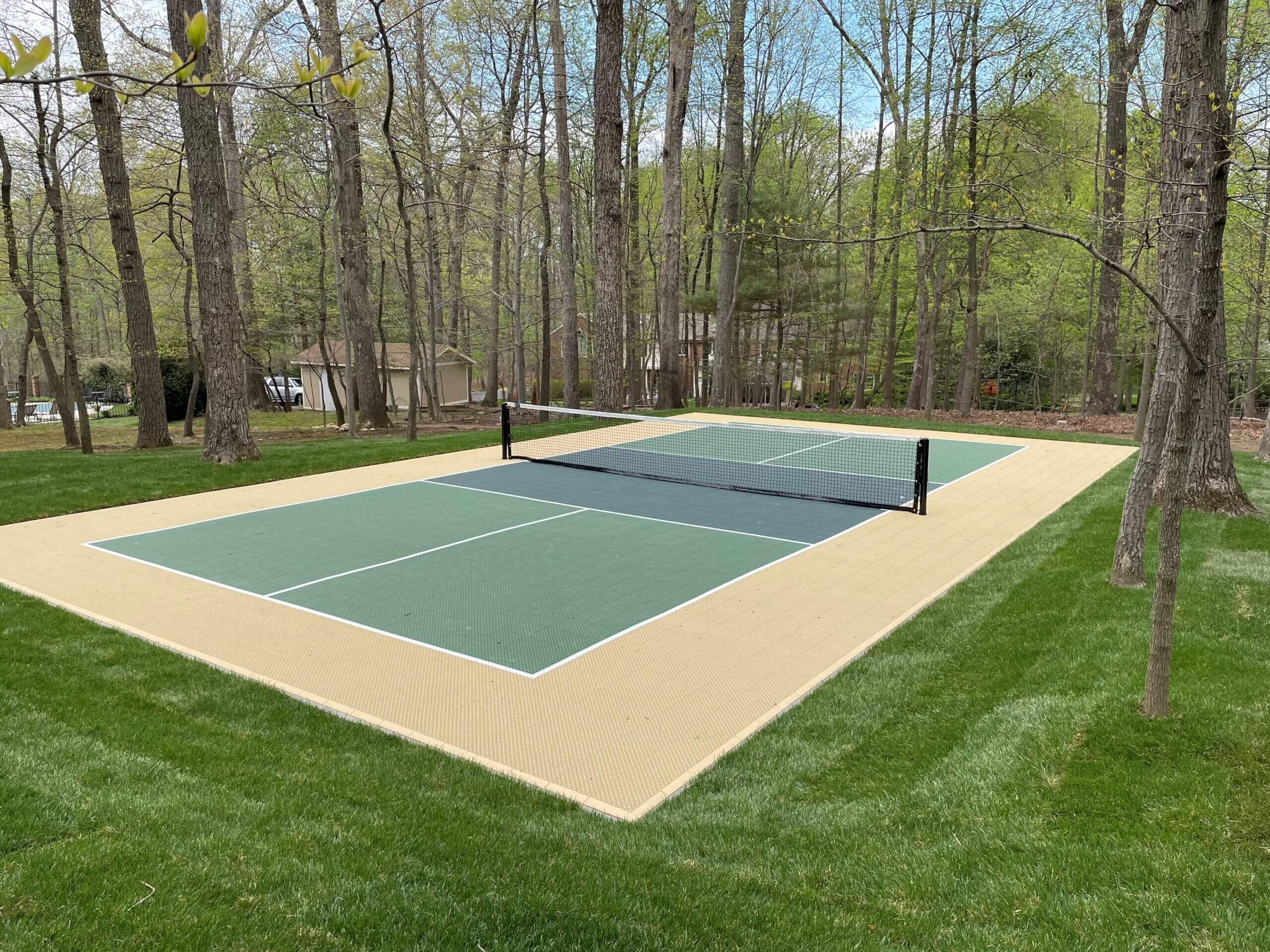 Pickleball Court Builders of Houston team building pickleball courts in Houston, TX